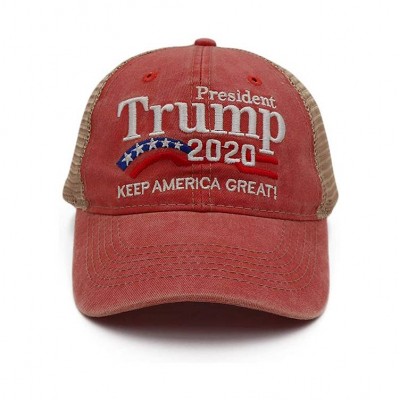 2020 Maga Hat Custom 6 Panel Donald Trump Baseball Hats Red Embroidered Cap