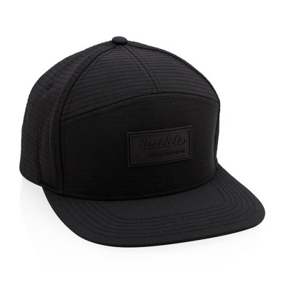 Design Your Own Logo Leather Patch Black Baseball Cap Custom Snapback Caps